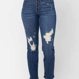 Judy Blue High Waist Boyfriend Fit 14W, 16W, 18W 20W